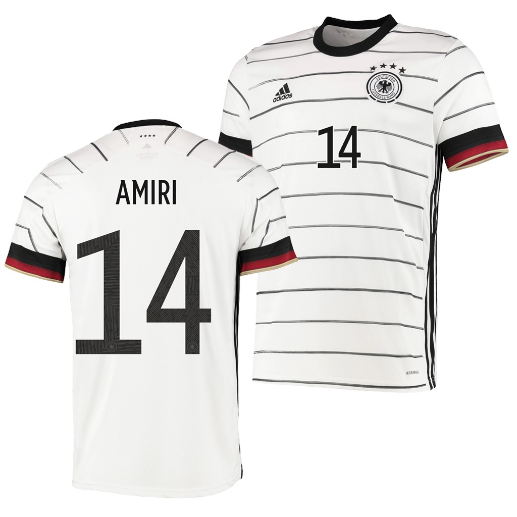 2020 EURO Germany Home Soccer Jersey Shirt Nadiem Amiri 14